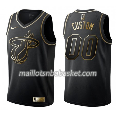 Maillot Homme Miami Heat Personnalisable Nike Noir Gold Edition Swingman Maillot Homme Miami Heat Personnalisable Nike Noir Gold Edition Swingman